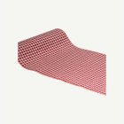 Houndstooth Bordslöpare Röd/Vit