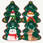 Julgransformade Santa's Friends Tallrikar