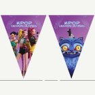 K-POP Demon Hunters® Vimpelgirlang Lila