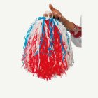 Cheerleader Pompom Röd/Vit/Blå