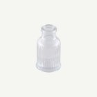 Mini Räfflad Glasvas