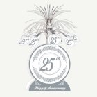 25-årsjubileum Bordsdekoration