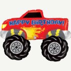 Monster Truck Happy Birthday Folieballong