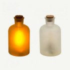 Frostad LED Glasflaska Med Flammande Effekt