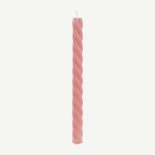 Spiral Stearinljus Flamingo Rosa