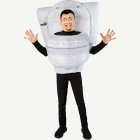 Skibidi Toilet® Uppblåsbar Maskeraddräkt