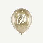60 År Ballonger Guld