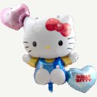 Hello Kitty® Hjärtan Folieballong