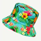 Flamingo Hawaii Bucket Hat Turkos