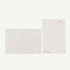 Bladmotiv Inbjudningskort Med Kuvert Beige/Guld