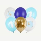 Ballongmix 1-årsdagen Ljusblå