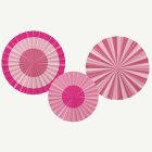 Pappersfjädrar Rosa Mix