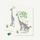 Affisch Fingeravtryck Dinosaurie Grön
