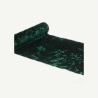Velour Bordslöpare Mörkgrön