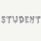 Student Folieballonger Silver