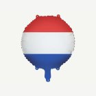 Rund Holland flagg folieballong