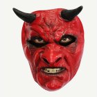 Skrämmande Djävul Latexmask
