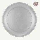 Återanvändbara Plasttallrikar Silver