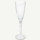 Flöjt Plast Champagneglas Genomskinlig