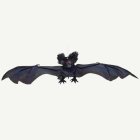 Halloween Fladdermus Upphängning Med Röda Ögon