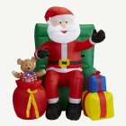 Uppblåsbar Jultomte Rörlig