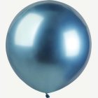 Runda Krom Ballonger Blå