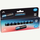 Powerful Batterier 12 st. AA