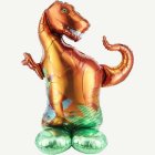 T-Rex Folieballong Koppar/Grön