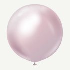 Premium Gigantiska Latexballonger Chrome Pink Gold