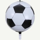 Fotboll Folieballong Svart/Vit