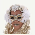 Karneval Mask Vit/Guld