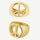Peace Ring Guld