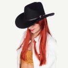Cowboyhatt Med Bälte Svart