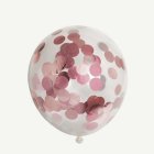 Konfettiballonger Metallisk Roséguld