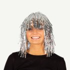 Glitterperuk Silver