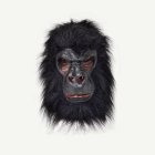 Gorilla Latexmask Svart