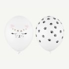 Katt Ballonger Pastellvita