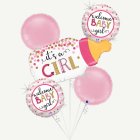 Baby Girl Nappflaska Folieballong Set