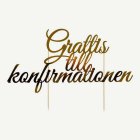 Grattis Till Konfirmationen Tårttopper