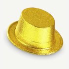 Guldig glitter topphatt