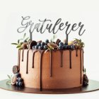Gratulerer Tårttopper Silver