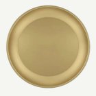 Återanvändbara Plasttallrikar Guld