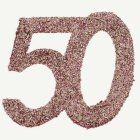 50 År Bordsdekoration Roséguld