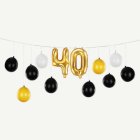 40 År Ballonggirlang