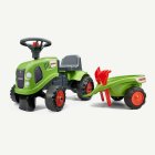 Claas® Traktor Gåbil Med Släp Grön