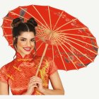 Orientaliskt Paraply Röd