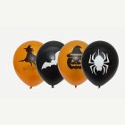 Halloween Latexballonger Orange/Svart