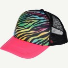 Zebra Keps Rosa/Regnbåge