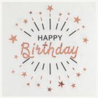 Happy Birthday Servetter Roséguld