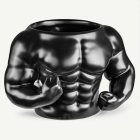 Bodybuilder Överkropp Mugg Svart